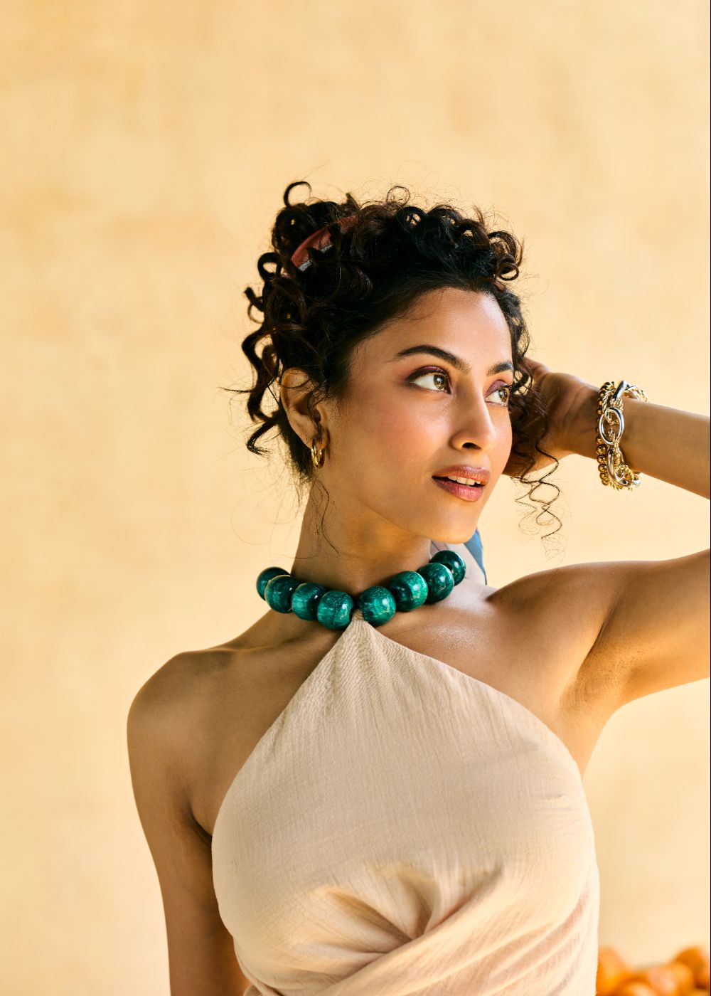 Dhoop Beaded Tie-Back Adjustable Top