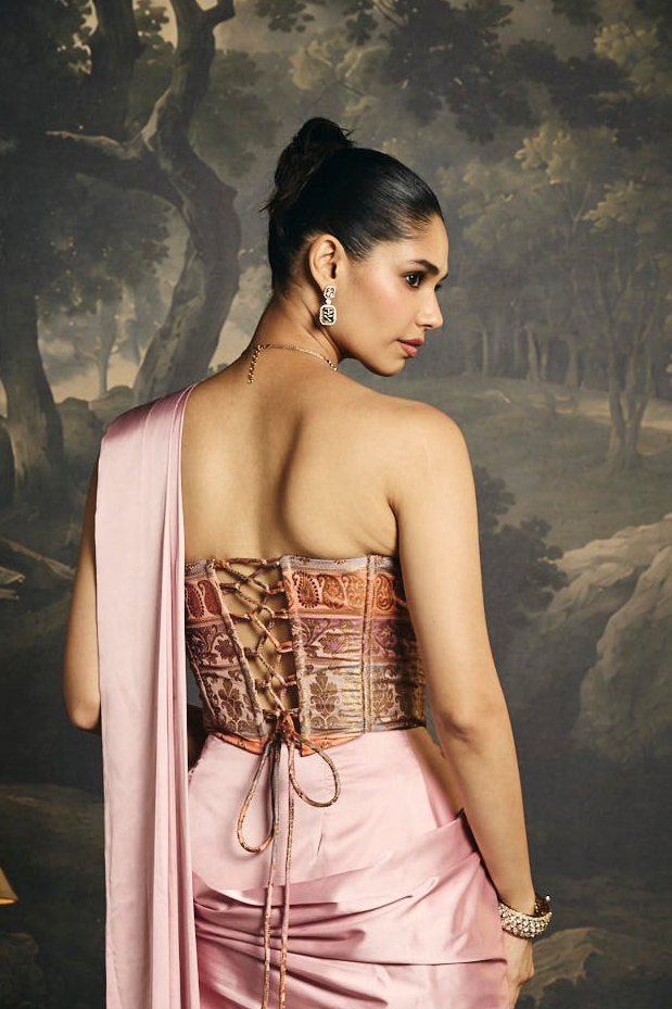 Hansika Brocade Corset