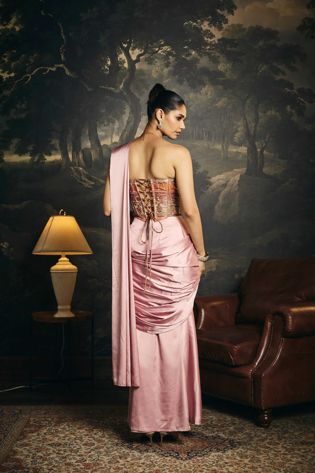 Hansika Brocade Corset