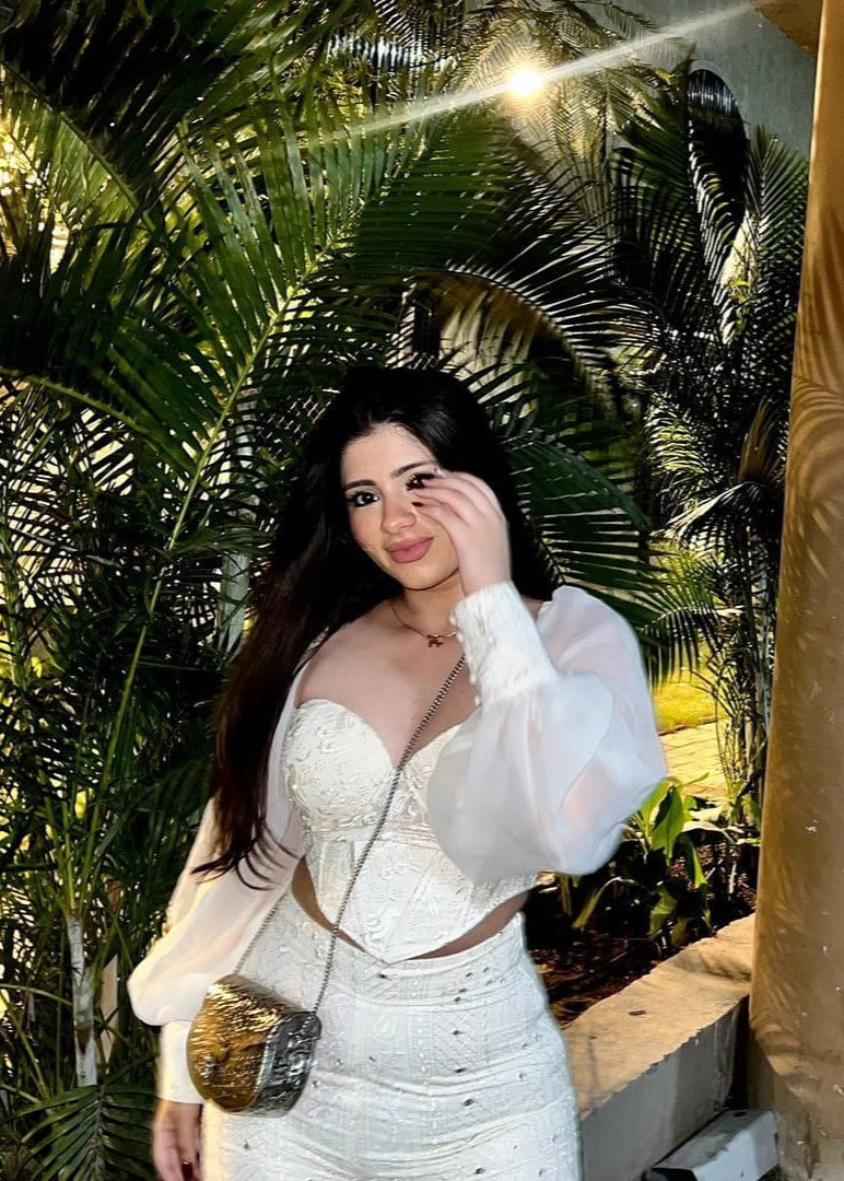 Ruhiya White Embroidered Georgette Corset Top