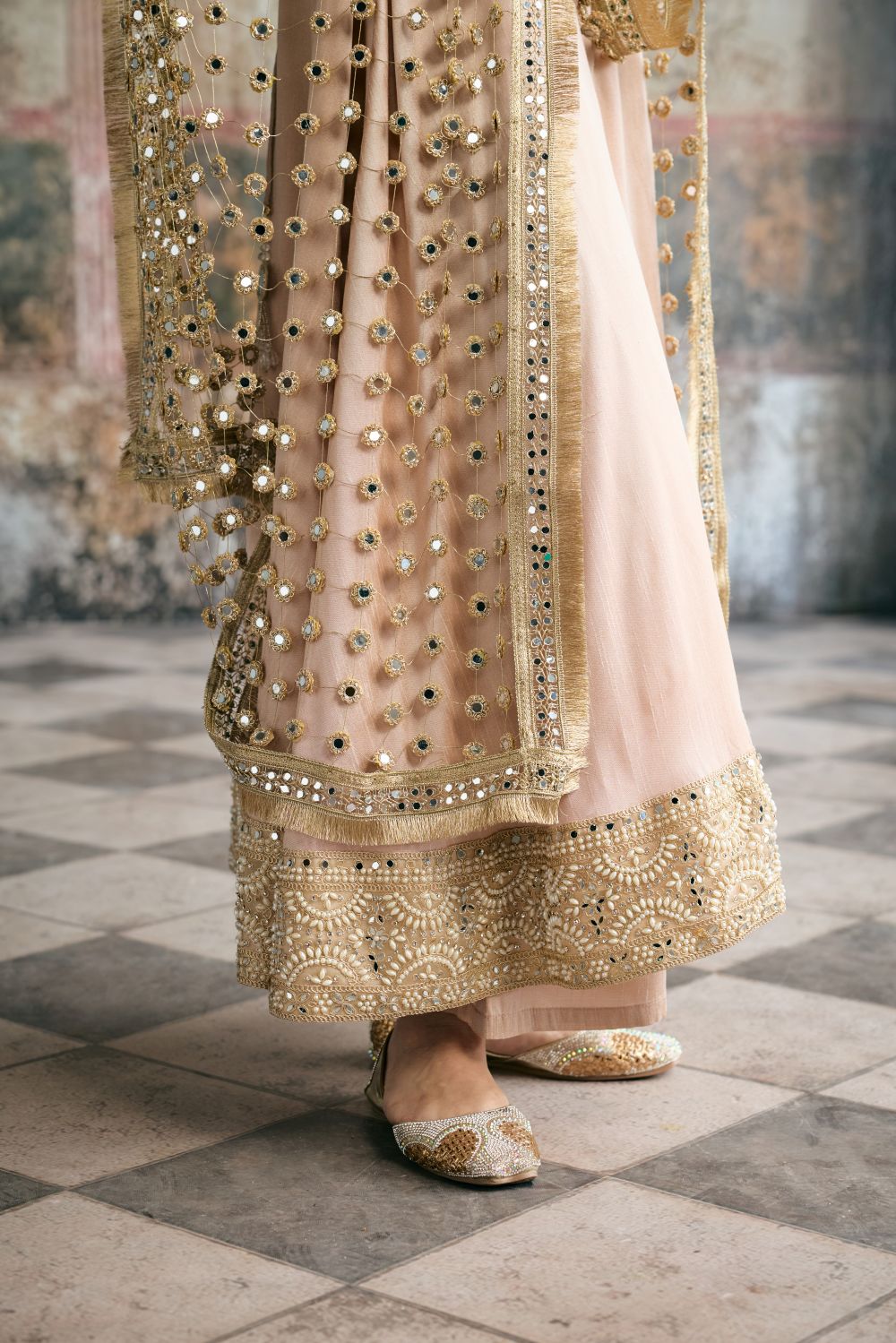 Ayinaat Mirror Handmade Dupatta