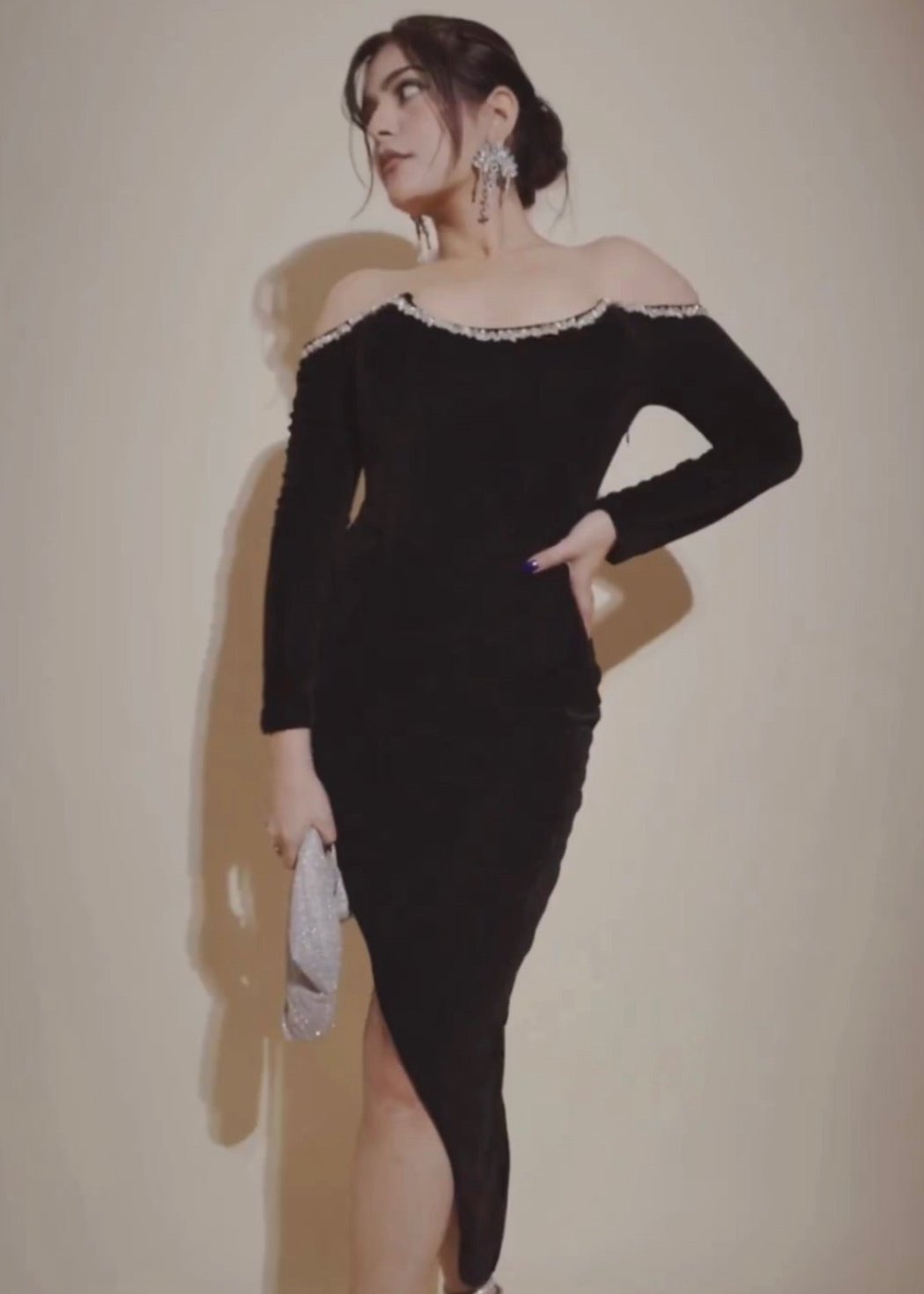 Velvet corset dress
