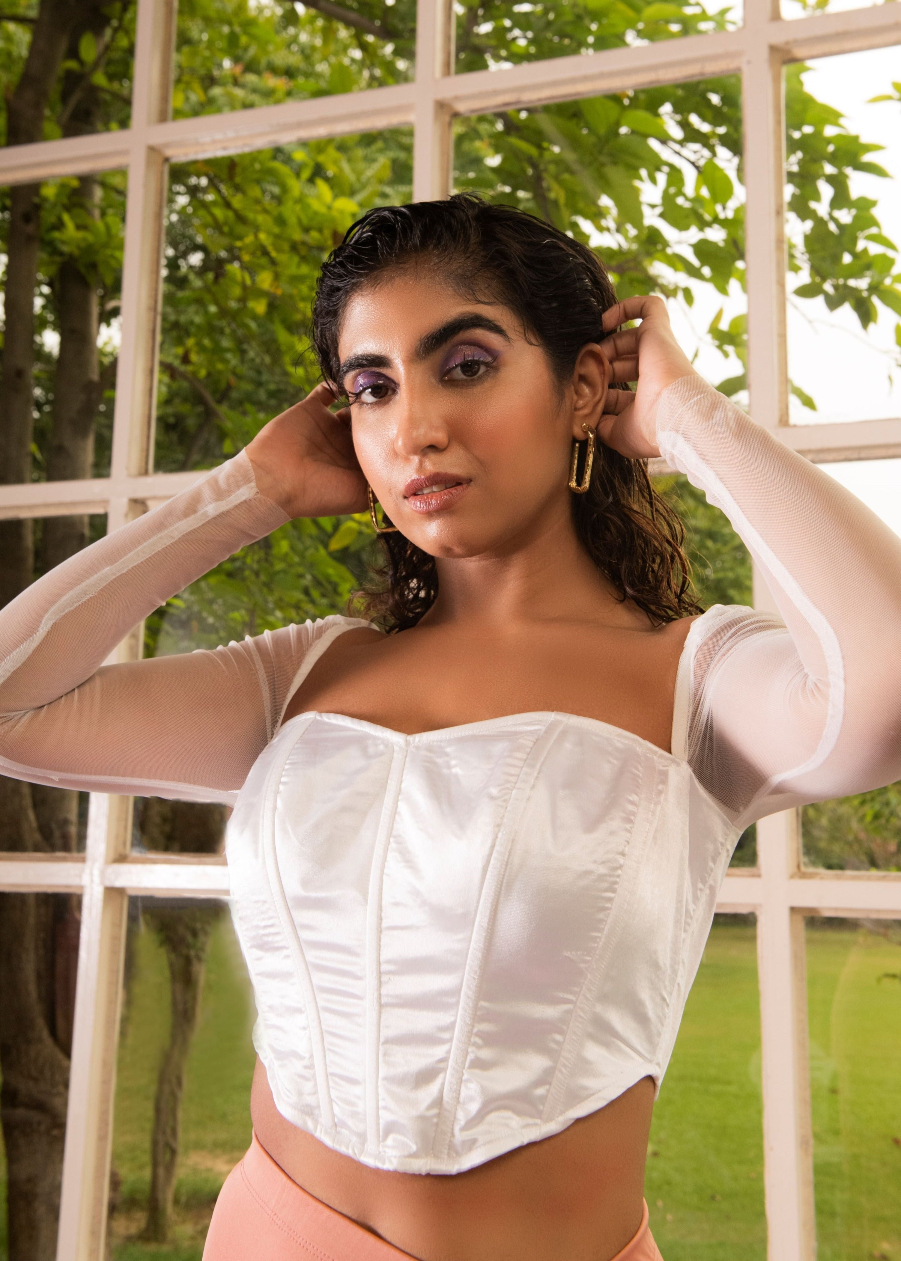 Carla White Silk Corset – Lea Clothing Co.