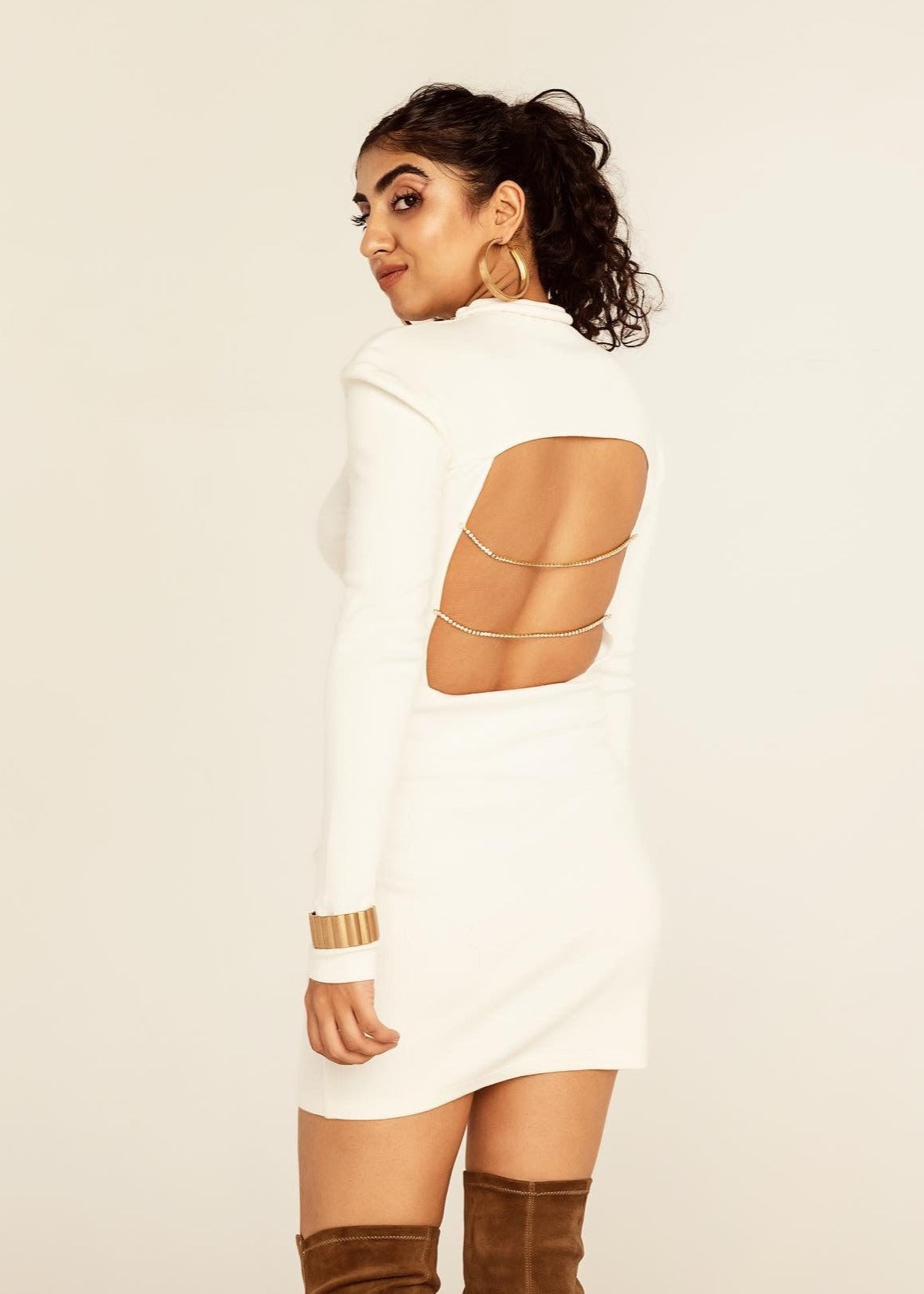elena mini dress in white Elena Mini Dress
