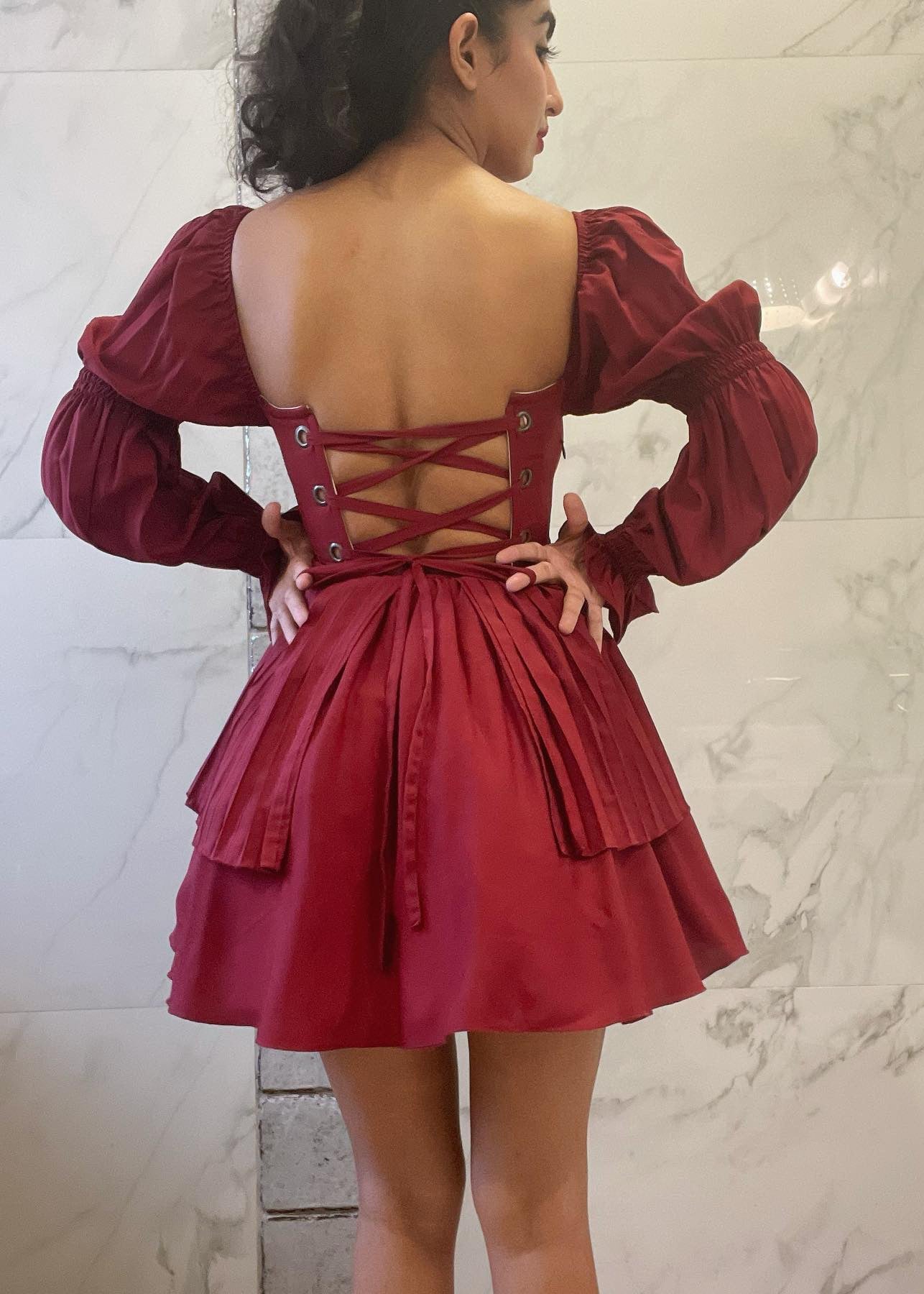 Red dress