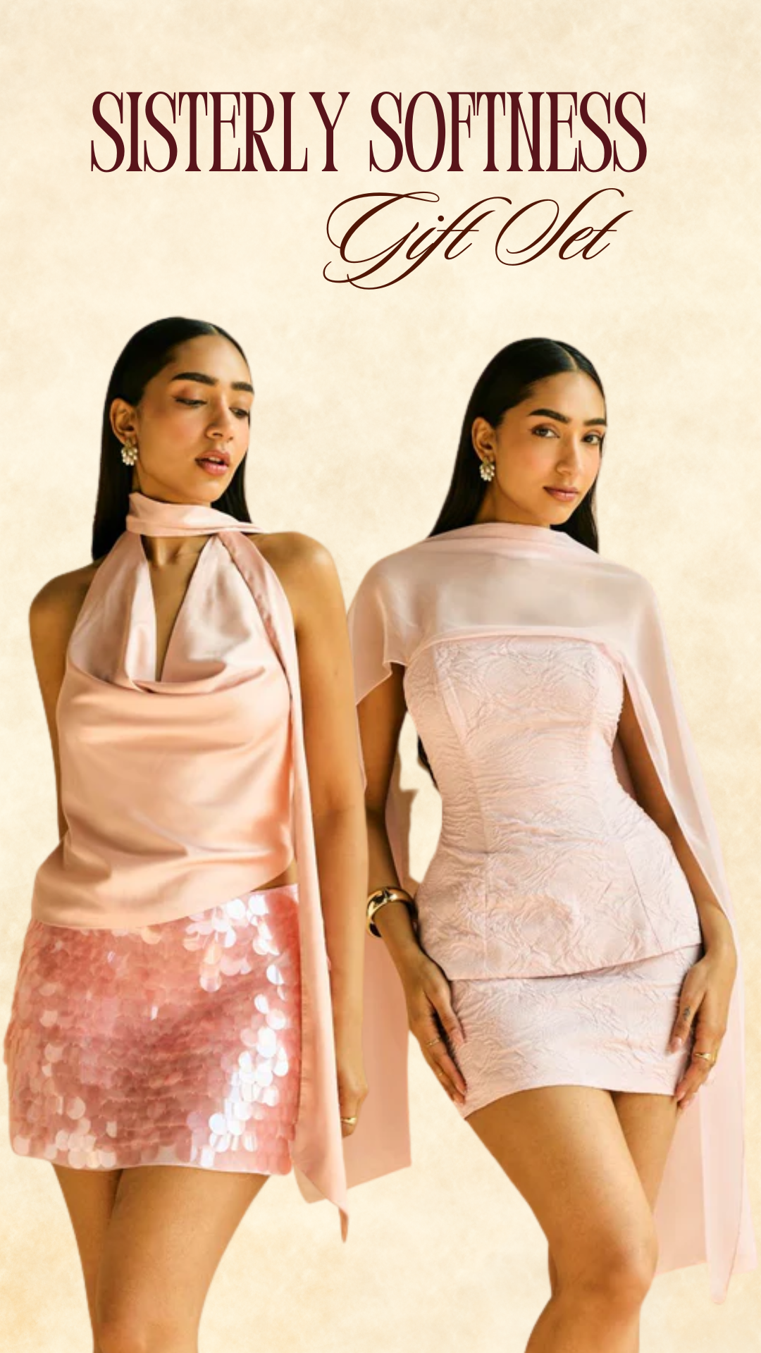 Sisterly Softness Gift Set Ft. Elowen Blush & Arina Skirt Gift Set