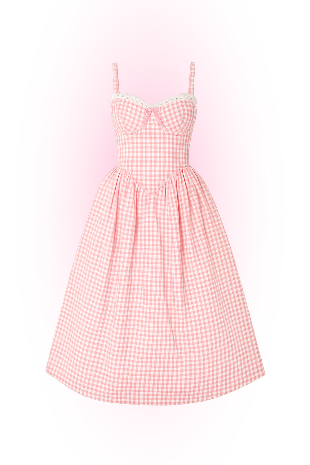 strapless open back dress Alaya Pink and White Midi Corset Dress – Lea Clothing Co