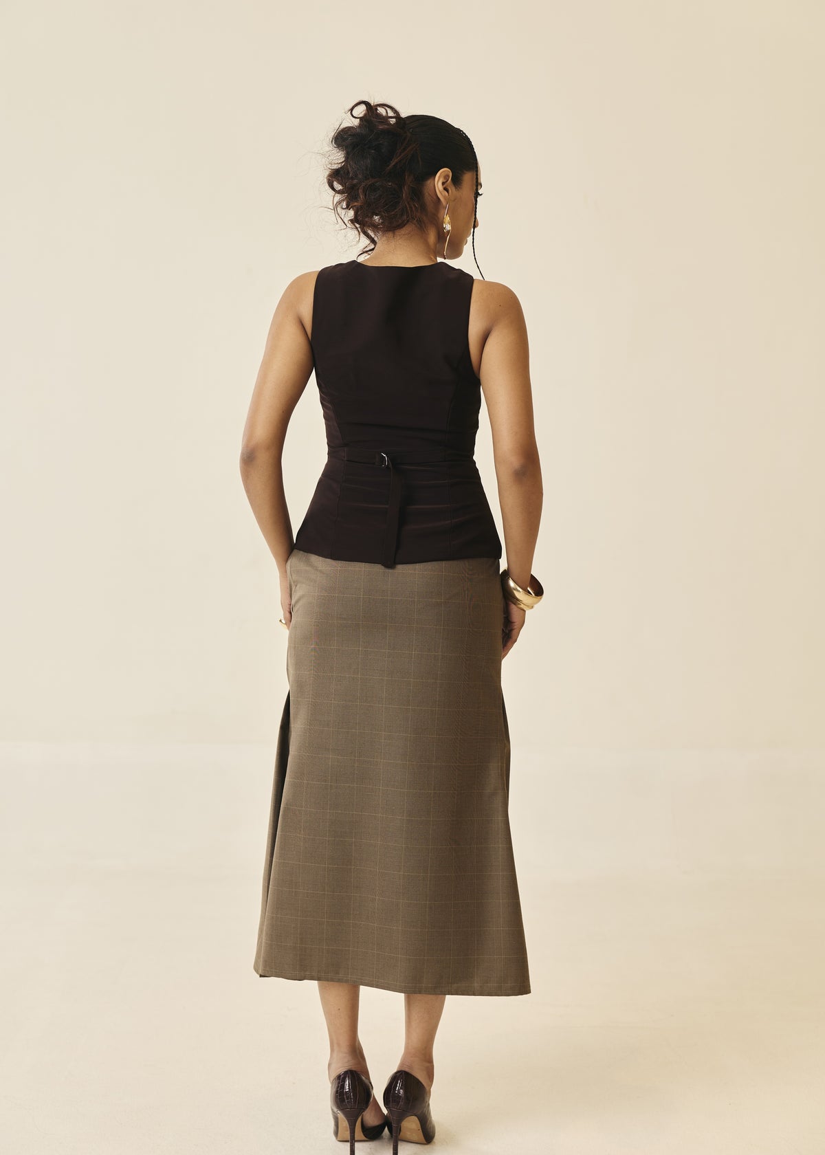 Corso Espresso Peplum Top