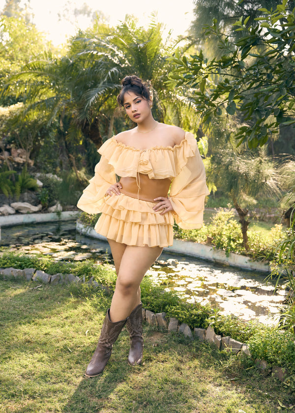 Eileen Tan Frill Mini Skort