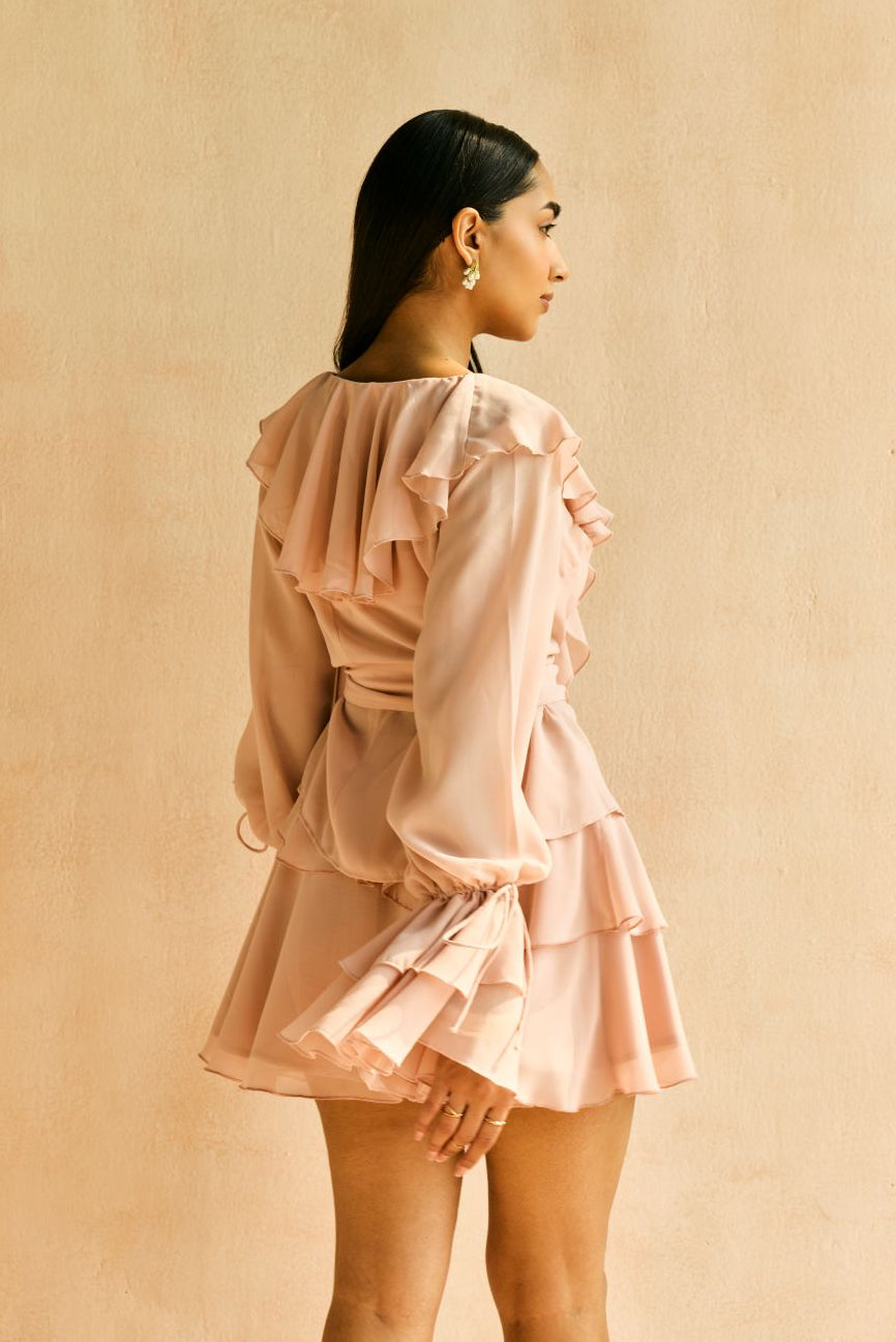 Aviva Ruffle Tie-Up Top