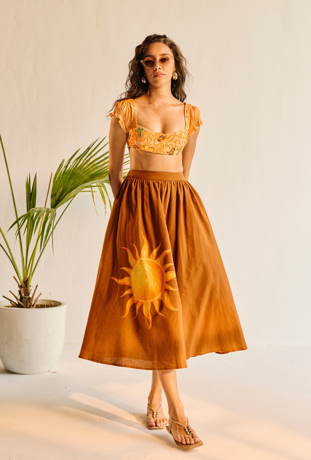 Sunkiss Amber Crop Top