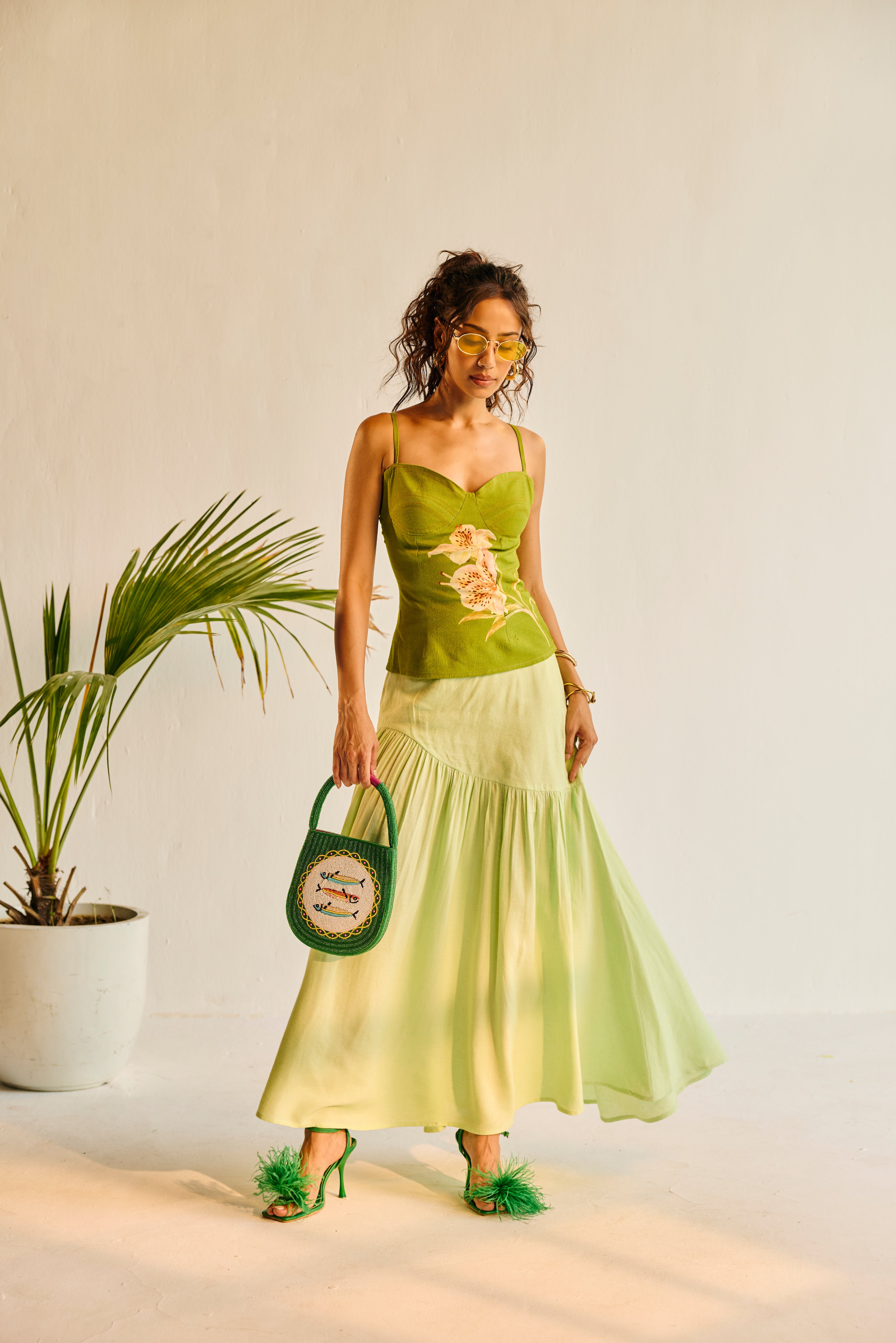 Key Lime Drift Skirt