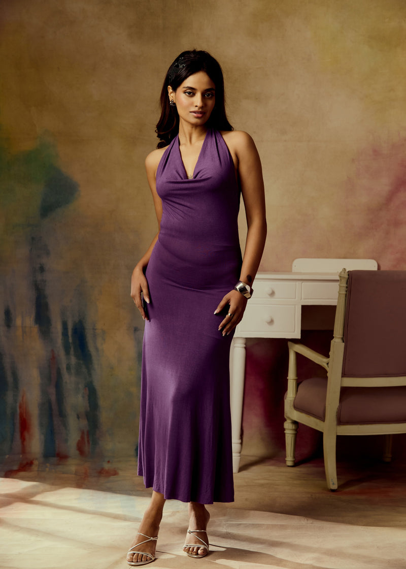 Darya Purple Maxi Multiway Dress