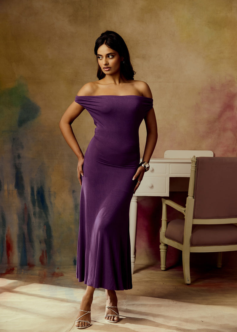 Darya Purple Maxi Multiway Dress