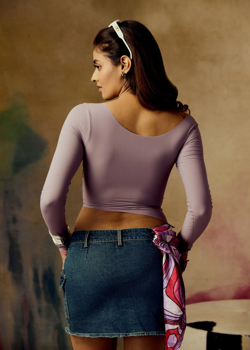 Tuva Lavender Seamless Top