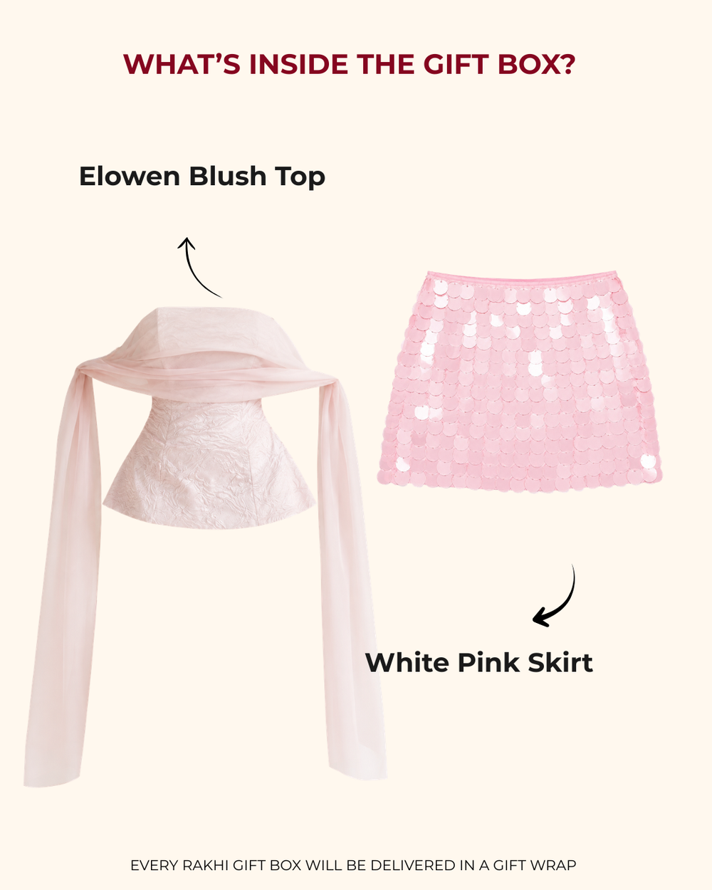 Sisterly Softness Gift Set Ft. Elowen Blush & Arina Skirt Gift Set