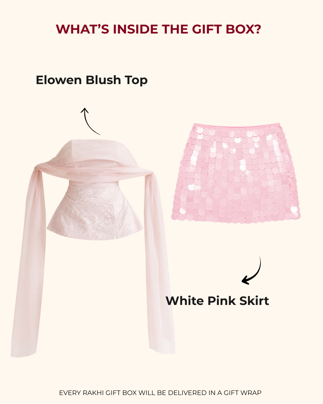 Sisterly Softness Gift Set Ft. Elowen Blush & Arina Skirt Gift Set