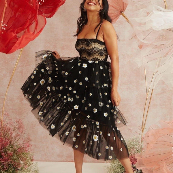Buy Tulle Corset Midi Dress  Lea Clothing Co.