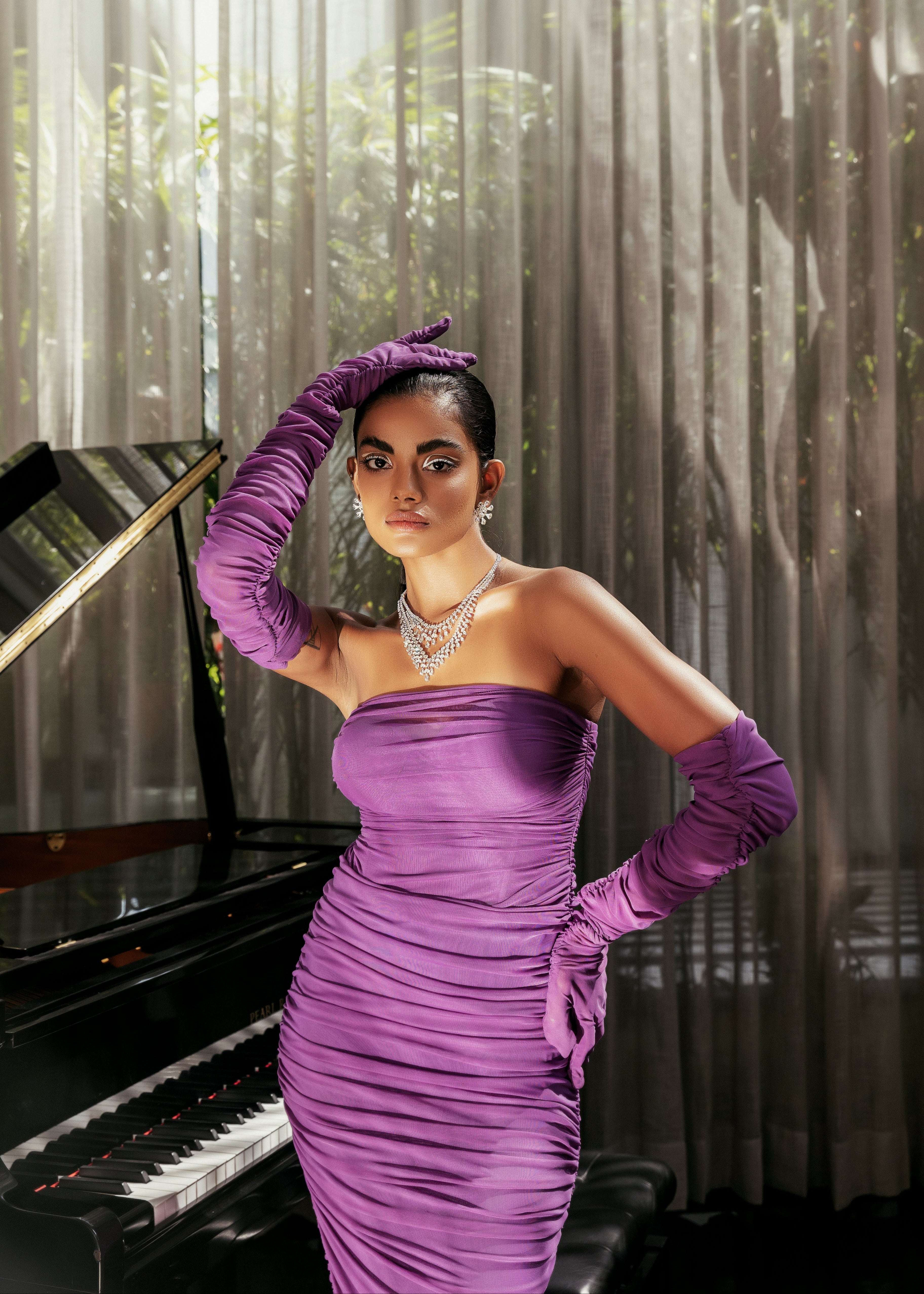 Mesh Corset Dress