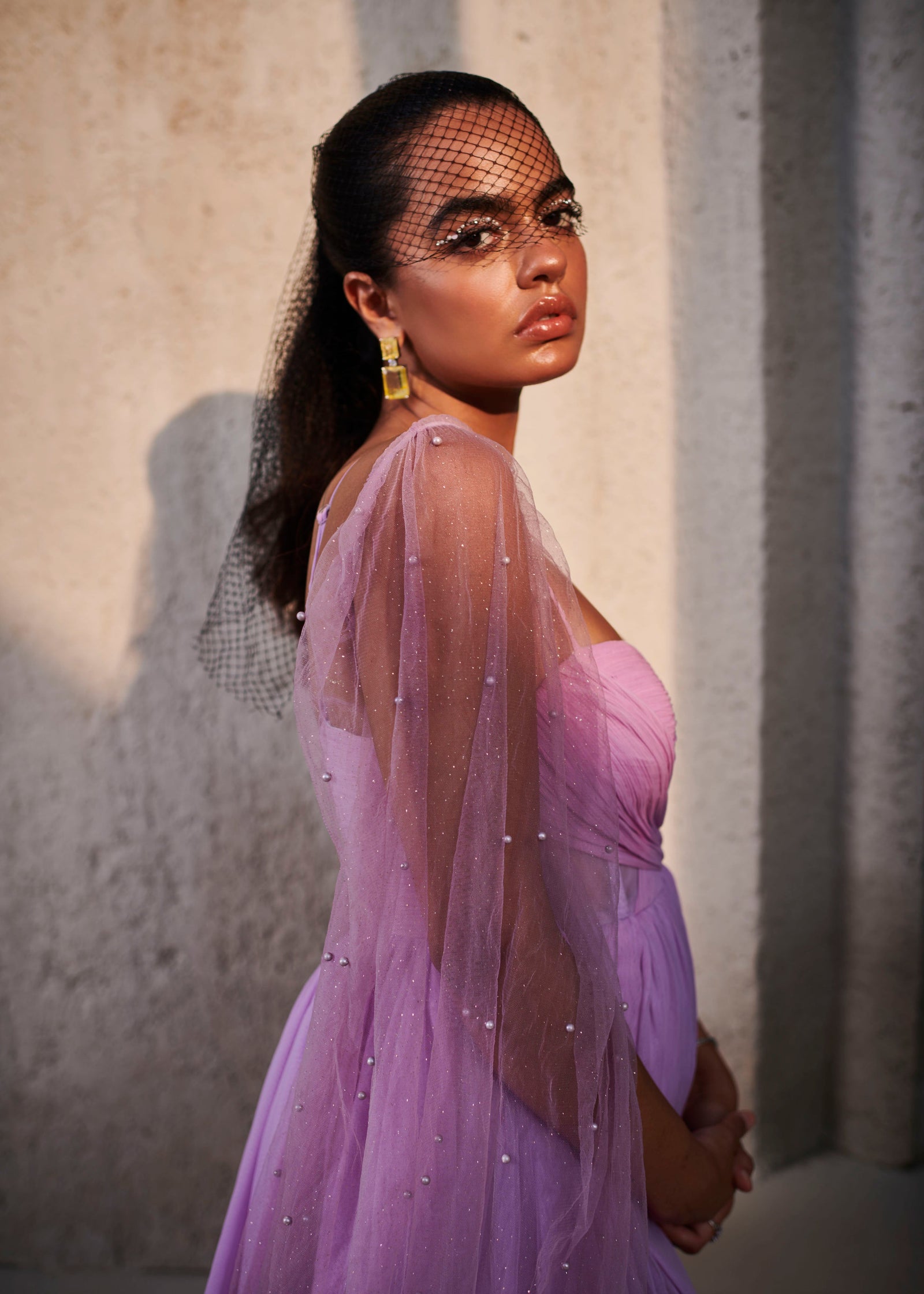 Lavender chiffon gown online Lea Clothing Co. Lavender chiffon gown online Lea Clothing Co.