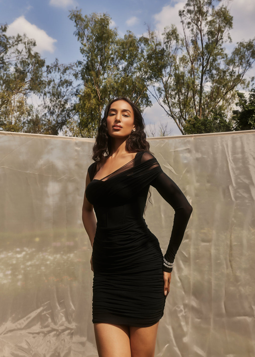 Black Mesh Dress – Lea Clothing Co