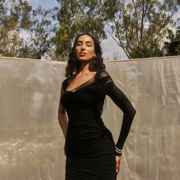 Black Mesh Dress Lea Clothing Co. Black Mesh Dress Lea Clothing Co.