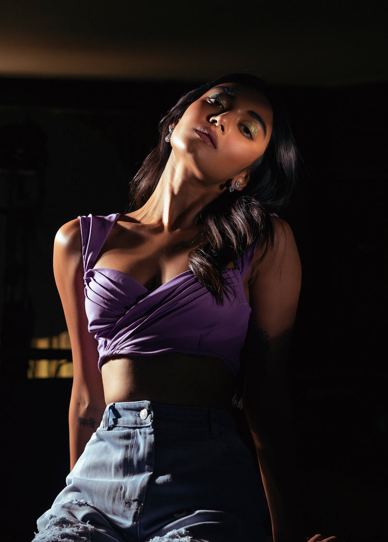 Buy Our Marcella Lavender Bralette Top