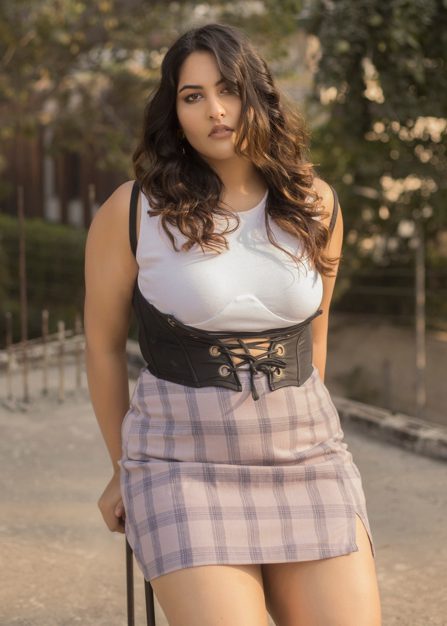 Pacey Pink Plaid A-Line Mini Skirt - Lea Clothing Co.