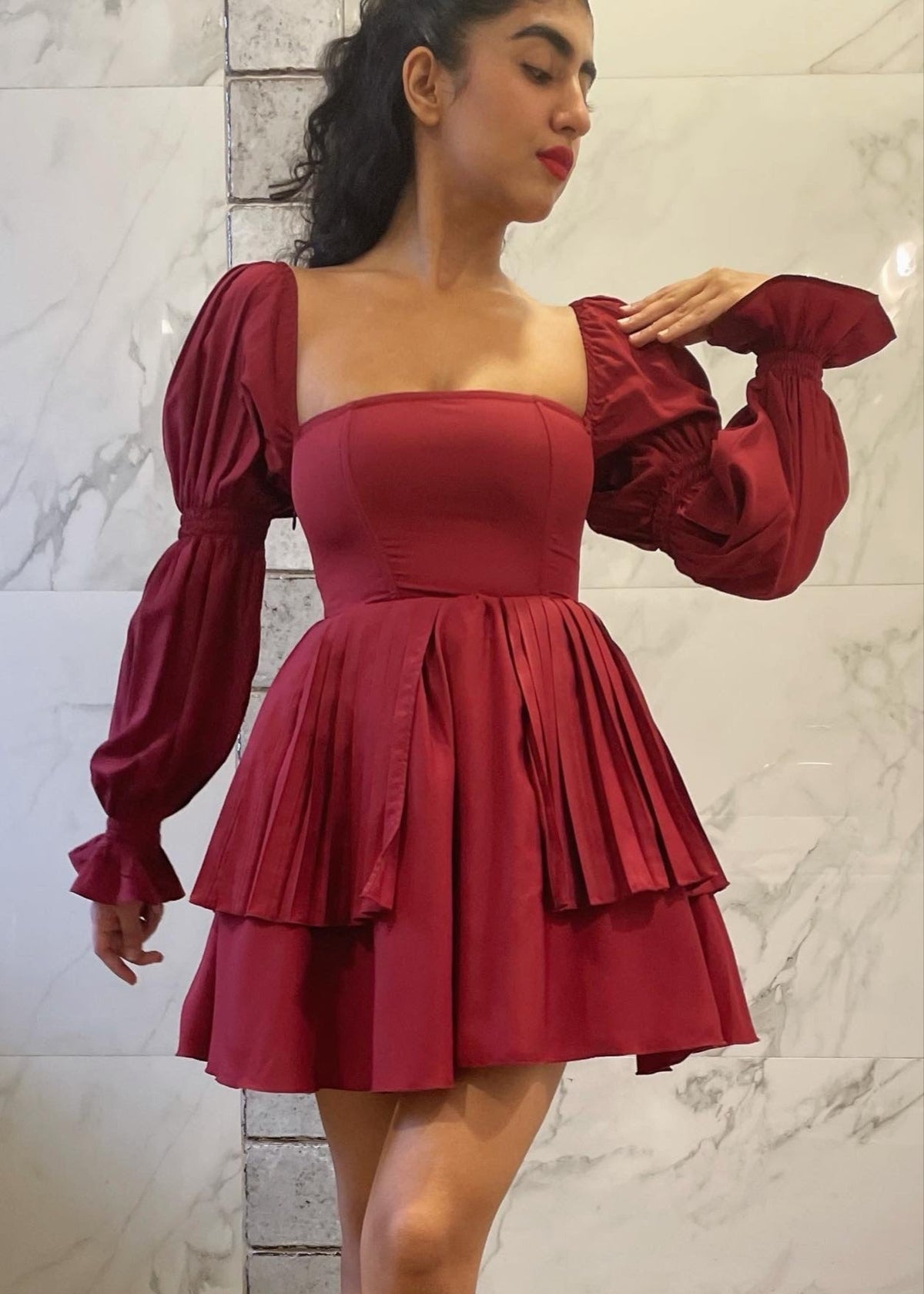 Buy Trendy Burgundy Dresses Online in India Lea Clothing Co. Buy Trendy Burgundy Dresses Online in India Lea Clothing Co.