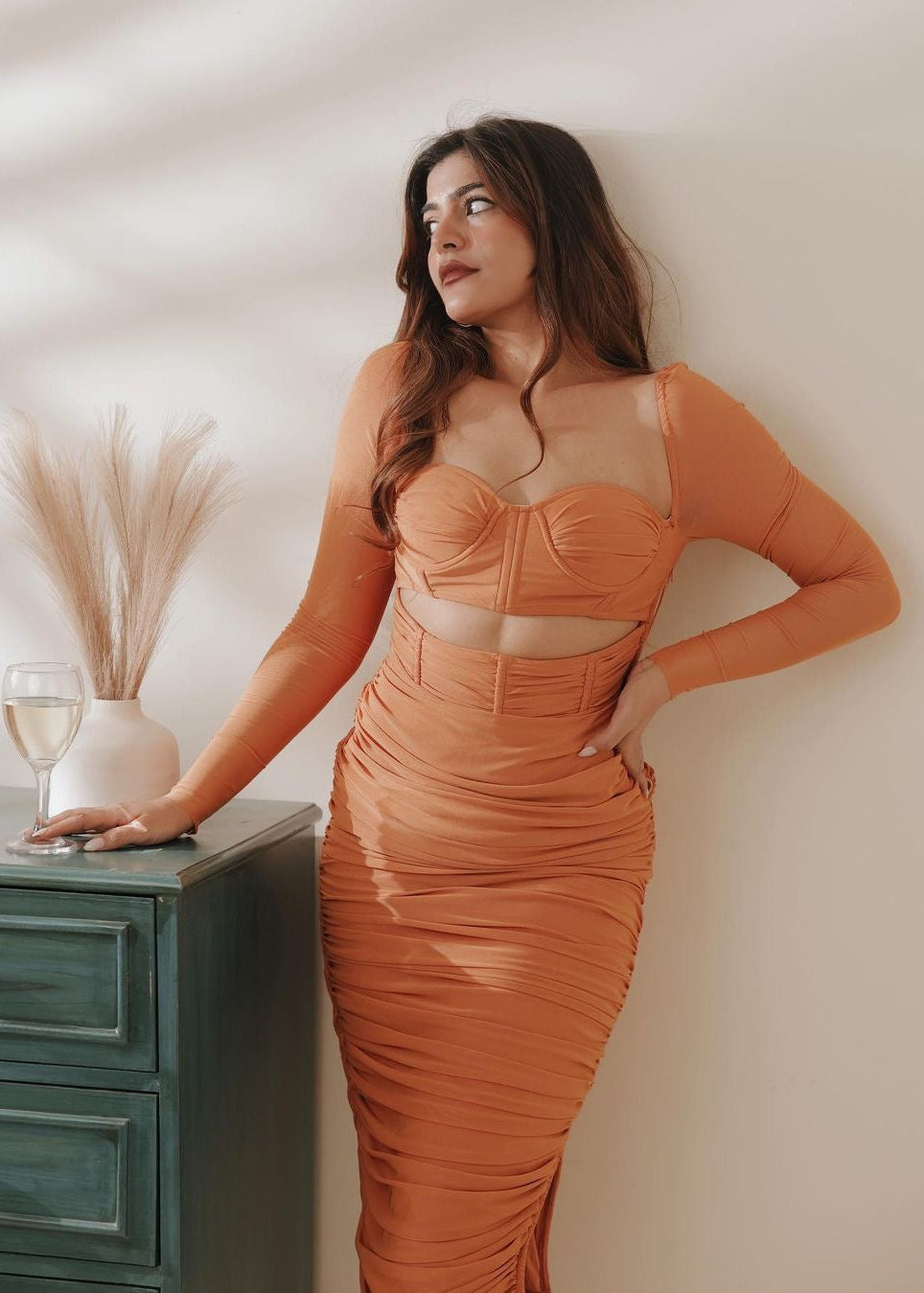 Ruched Corset Dress